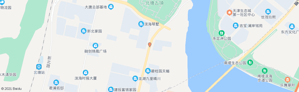 天津黄海北路_公交站地图_天津公交_妙搜公交查询2024