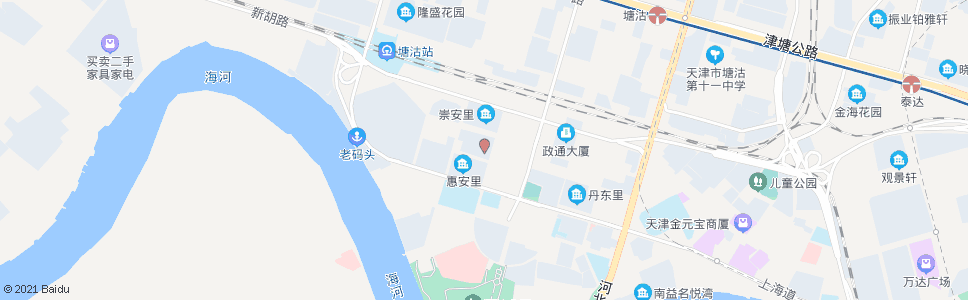 天津工人新村_公交站地图_天津公交_妙搜公交查询2024