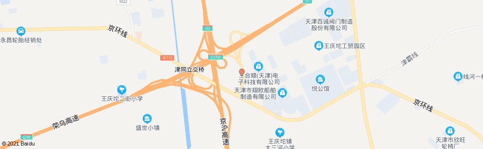 天津公路口(津同公路)_公交站地图_天津公交_妙搜公交查询2025