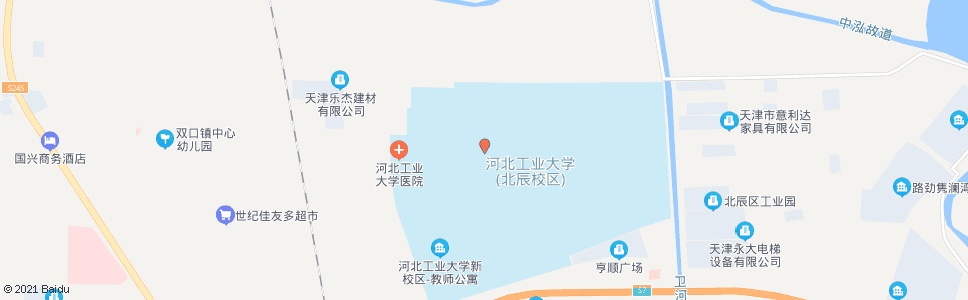 天津河北工业大学分院活动中心_公交站地图_天津公交_妙搜公交查询2025