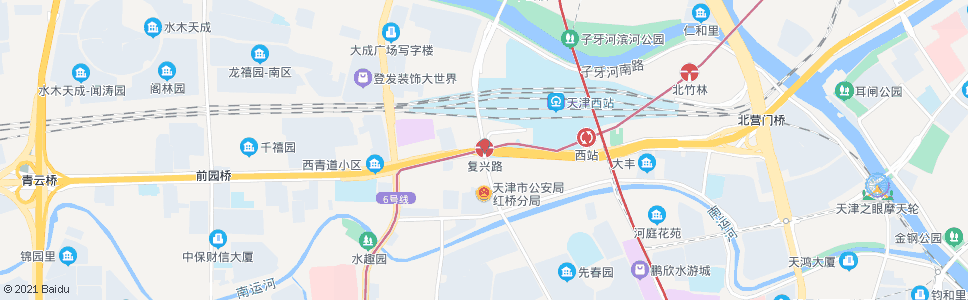 天津复兴路站_公交站地图_天津公交_妙搜公交查询2024