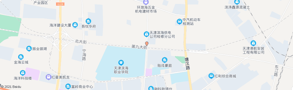 天津滨海学院_公交站地图_天津公交_妙搜公交查询2025