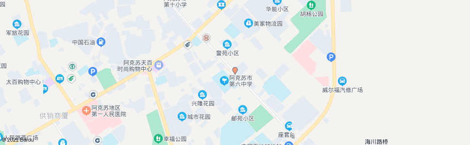 巴音郭楞市六中_公交站地图_巴音郭楞公交_妙搜公交查询2025