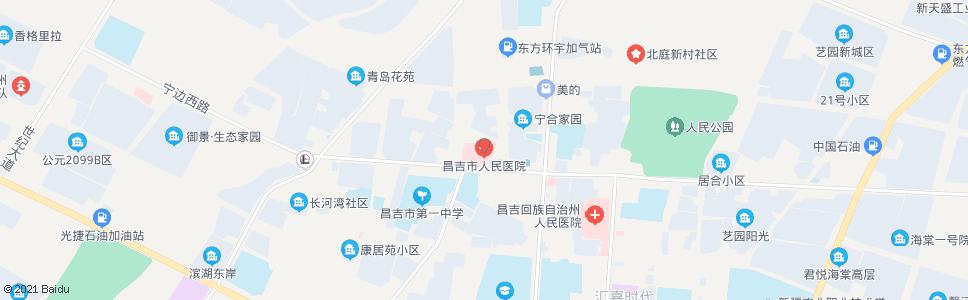 昌吉城郊医院_公交站地图_昌吉公交_妙搜公交查询2025