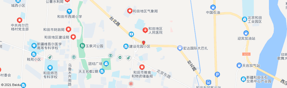 和田菜巴扎_公交站地图_和田公交_妙搜公交查询2024