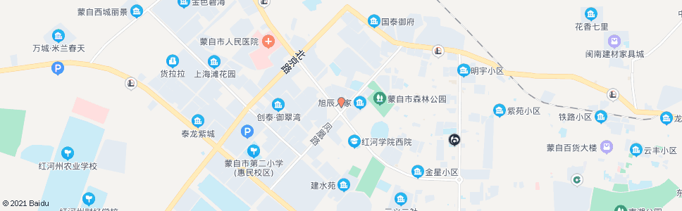 红河州人寿保险公司_公交站地图_红河公交_妙搜公交查询2025