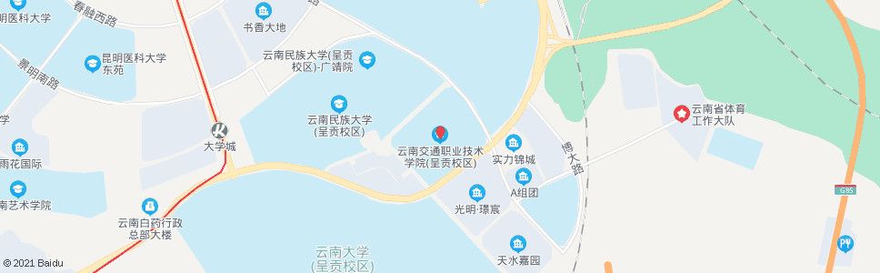 昆明万青路(云南交通职业技术学院)_公交站地图_昆明公交_妙搜公交查询2025