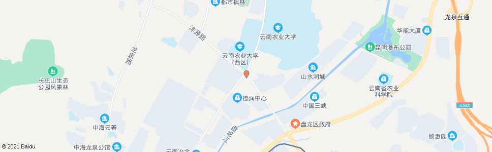 昆明小康大道路口(沣源路)_公交站地图_昆明公交_妙搜公交查询2025