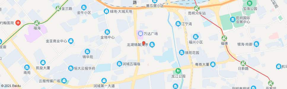 昆明前兴路口绿荫大道_公交站地图_昆明公交_妙搜公交查询2024