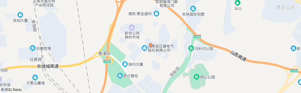 昆明嘉和科技(汕昆高速公路)_公交站地图_昆明公交_妙搜公交查询2024