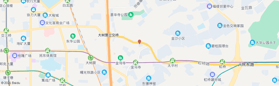 昆明金瓦路口虹桥路_公交站地图_昆明公交_妙搜公交查询2025