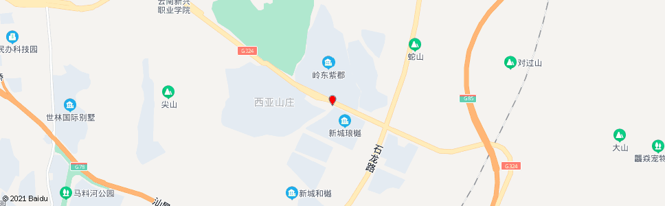 昆明大石坝(石安公路)_公交站地图_昆明公交_妙搜公交查询2024