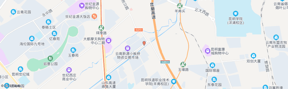 昆明昆洛路口云秀路_公交站地图_昆明公交_妙搜公交查询2025