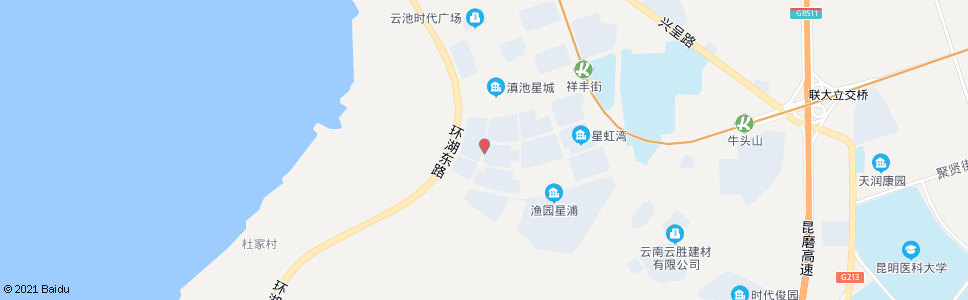 昆明云逸街口海湖路_公交站地图_昆明公交_妙搜公交查询2024