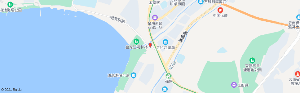 昆明环湖东路口湖滨路_公交站地图_昆明公交_妙搜公交查询2025