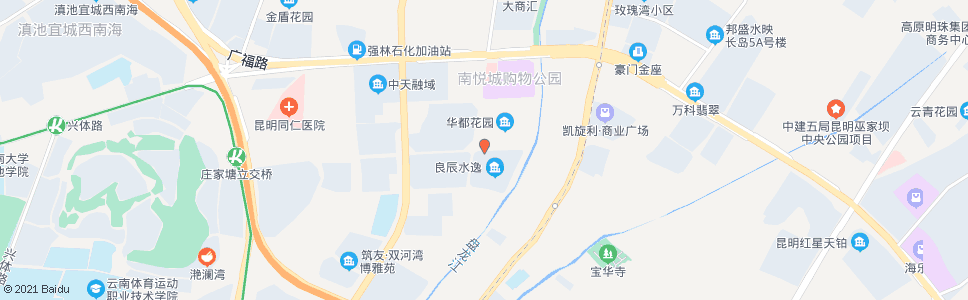 昆明逸华路口华晨路_公交站地图_昆明公交_妙搜公交查询2025