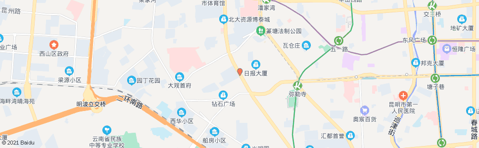 昆明新闻路口_公交站地图_昆明公交_妙搜公交查询2024