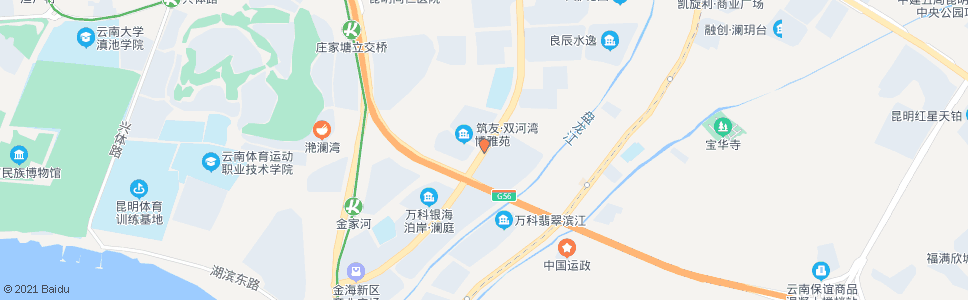 昆明苏家地(前兴路)_公交站地图_昆明公交_妙搜公交查询2025