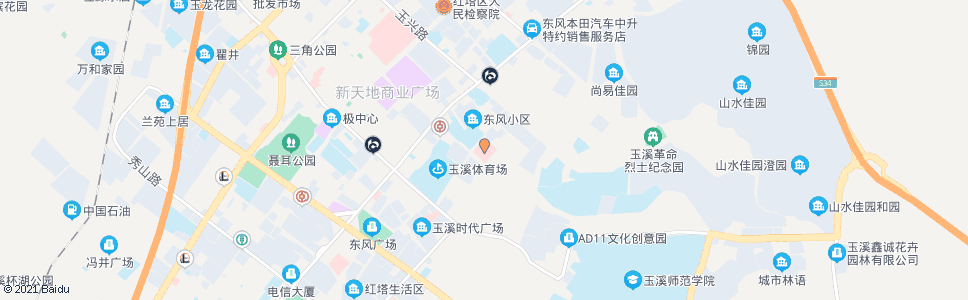 玉溪中医院_公交站地图_玉溪公交_妙搜公交查询2025