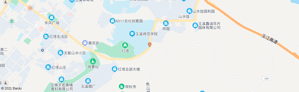 玉溪玉溪师院_公交站地图_玉溪公交_妙搜公交查询2025