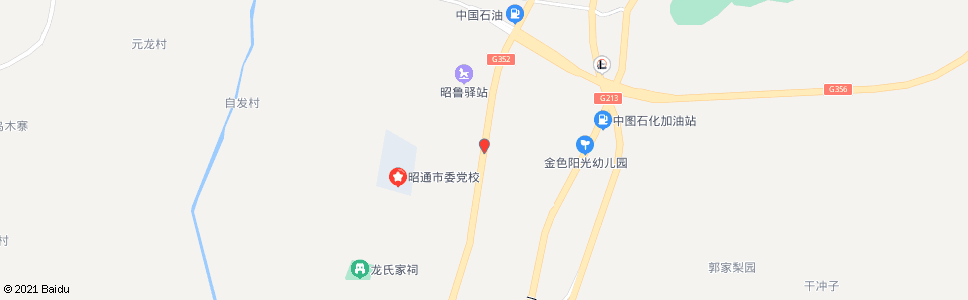 昭通蒙泉大道路口_公交站地图_昭通公交_妙搜公交查询2024