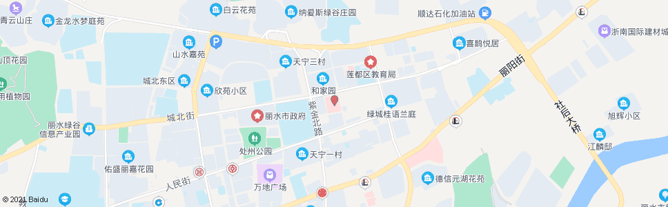 丽水市妇幼保健院南_公交站地图_丽水公交_妙搜公交查询2024