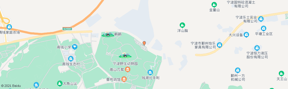 宁波雅戈尔动物园(梅湖村)_公交站地图_宁波公交_妙搜公交查询2024