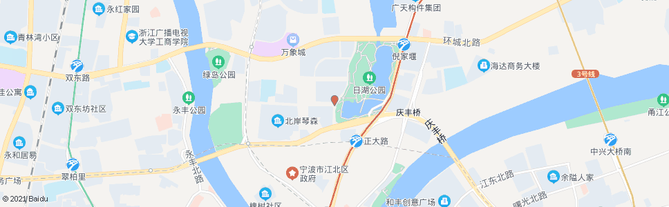 宁波清湖路湖西路口_公交站地图_宁波公交_妙搜公交查询2025