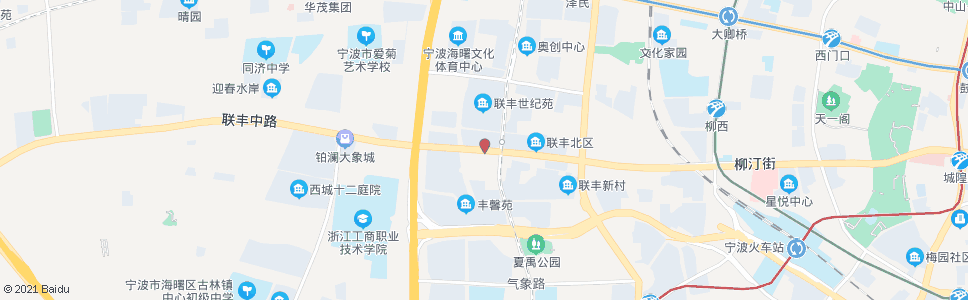 宁波联丰路丽园南路口(送子鸟医院)_公交站地图_宁波公交_妙搜公交查询2024