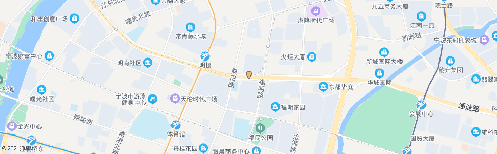 宁波通途路福明路口_公交站地图_宁波公交_妙搜公交查询2025