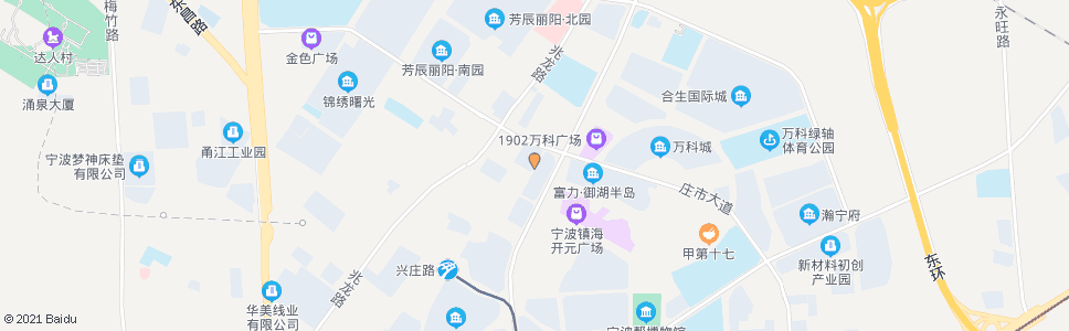 宁波庄市浅水湾小区(宁波第五医院)_公交站地图_宁波公交_妙搜公交查询2024