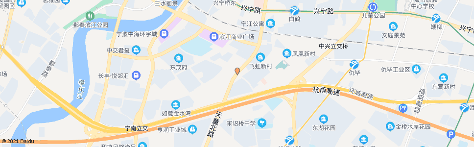 宁波天童北路兴宁路口_公交站地图_宁波公交_妙搜公交查询2024