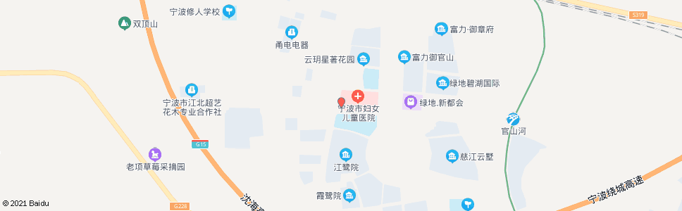 宁波市妇儿医院北院区_公交站地图_宁波公交_妙搜公交查询2025