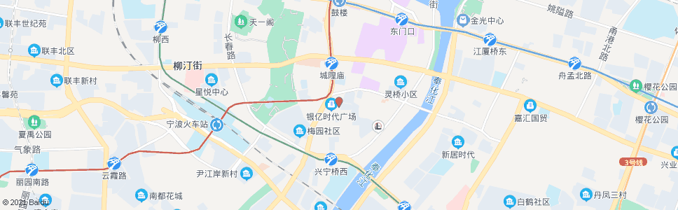 宁波解放南路大沙泥街口_公交站地图_宁波公交_妙搜公交查询2024