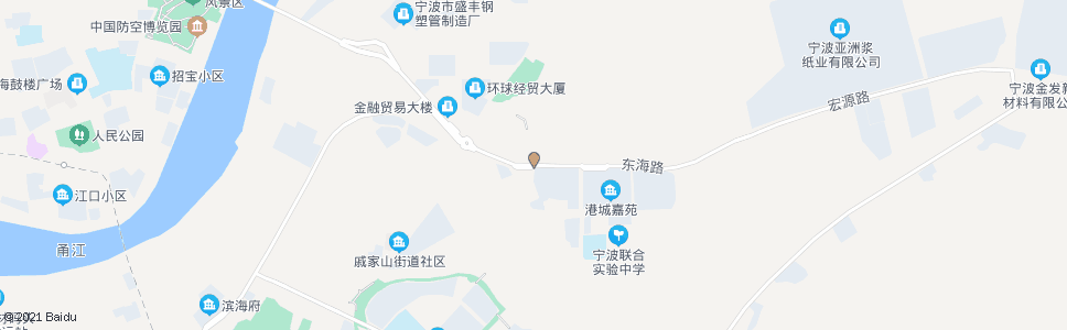 宁波东海路_公交站地图_宁波公交_妙搜公交查询2025