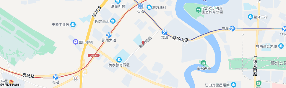 宁波雅源南路万兴路口_公交站地图_宁波公交_妙搜公交查询2024