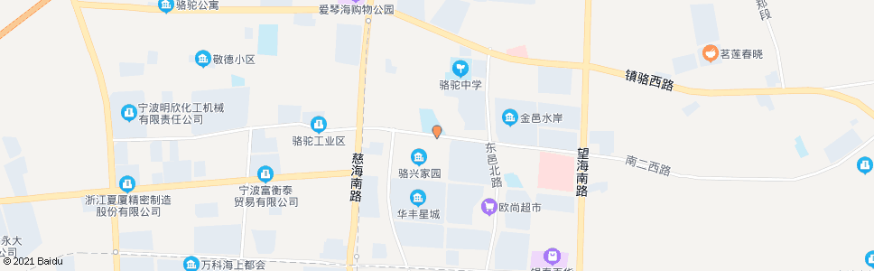 宁波骆驼小学_公交站地图_宁波公交_妙搜公交查询2024