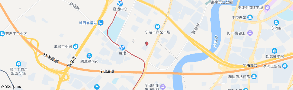 宁波段塘西路环城西路口_公交站地图_宁波公交_妙搜公交查询2024