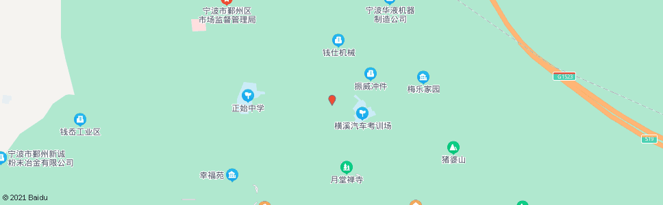 宁波横溪中小小学_公交站地图_宁波公交_妙搜公交查询2025