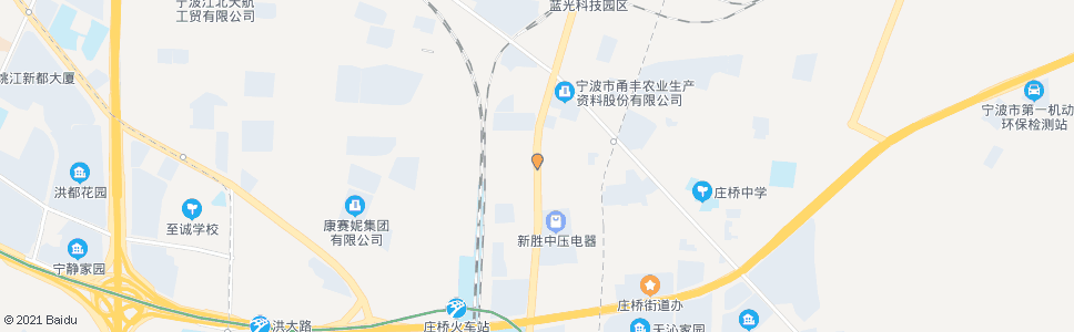 宁波康庄南路新桥五路口_公交站地图_宁波公交_妙搜公交查询2024