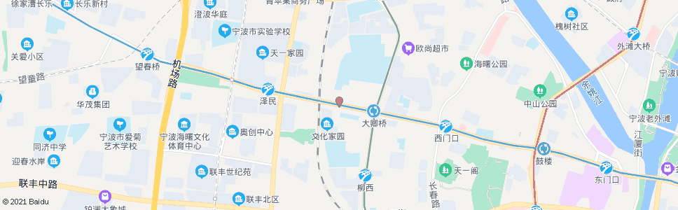 宁波中山西路文化路口_公交站地图_宁波公交_妙搜公交查询2024