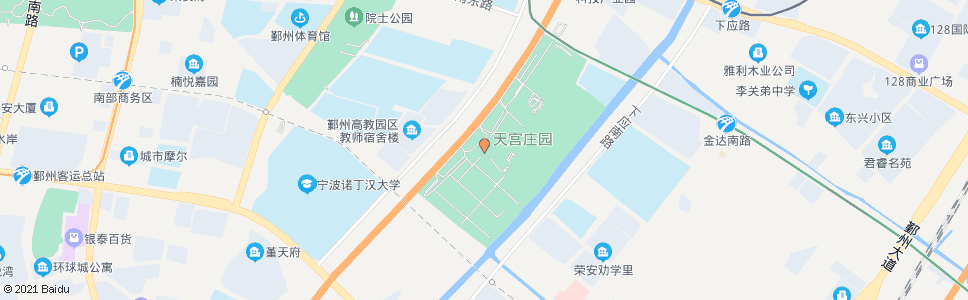 宁波天宫庄园(湾底村)_公交站地图_宁波公交_妙搜公交查询2025