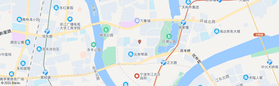 宁波锦绣江花(江北实验小学)_公交站地图_宁波公交_妙搜公交查询2025