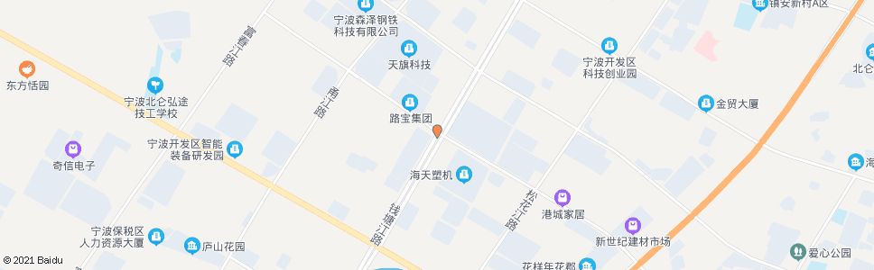 宁波钱塘江路(黄山西路)_公交站地图_宁波公交_妙搜公交查询2024