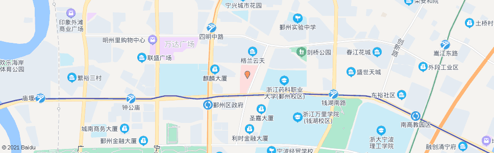 宁波市泌尿肾病医院(鄞州二院)_公交站地图_宁波公交_妙搜公交查询2024