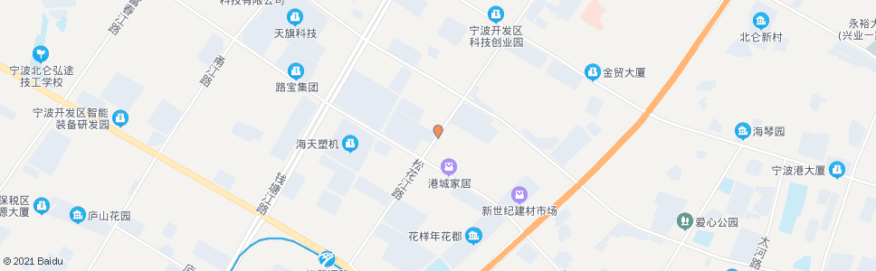 宁波松花江路黄山路口_公交站地图_宁波公交_妙搜公交查询2024