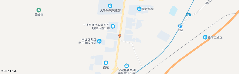 宁波富春江路灵岩山路口_公交站地图_宁波公交_妙搜公交查询2024