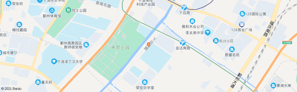 宁波宁波市蓝青学校_公交站地图_宁波公交_妙搜公交查询2025