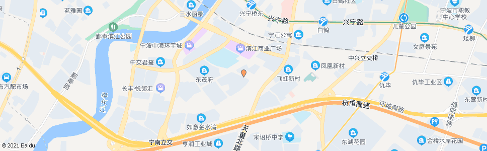 宁波建兴西路江宁路口_公交站地图_宁波公交_妙搜公交查询2024