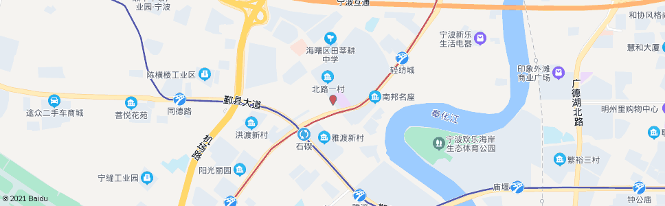 宁波石碶北路雅戈尔大道口_公交站地图_宁波公交_妙搜公交查询2025